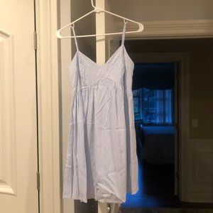 Blue Striped Day Dress